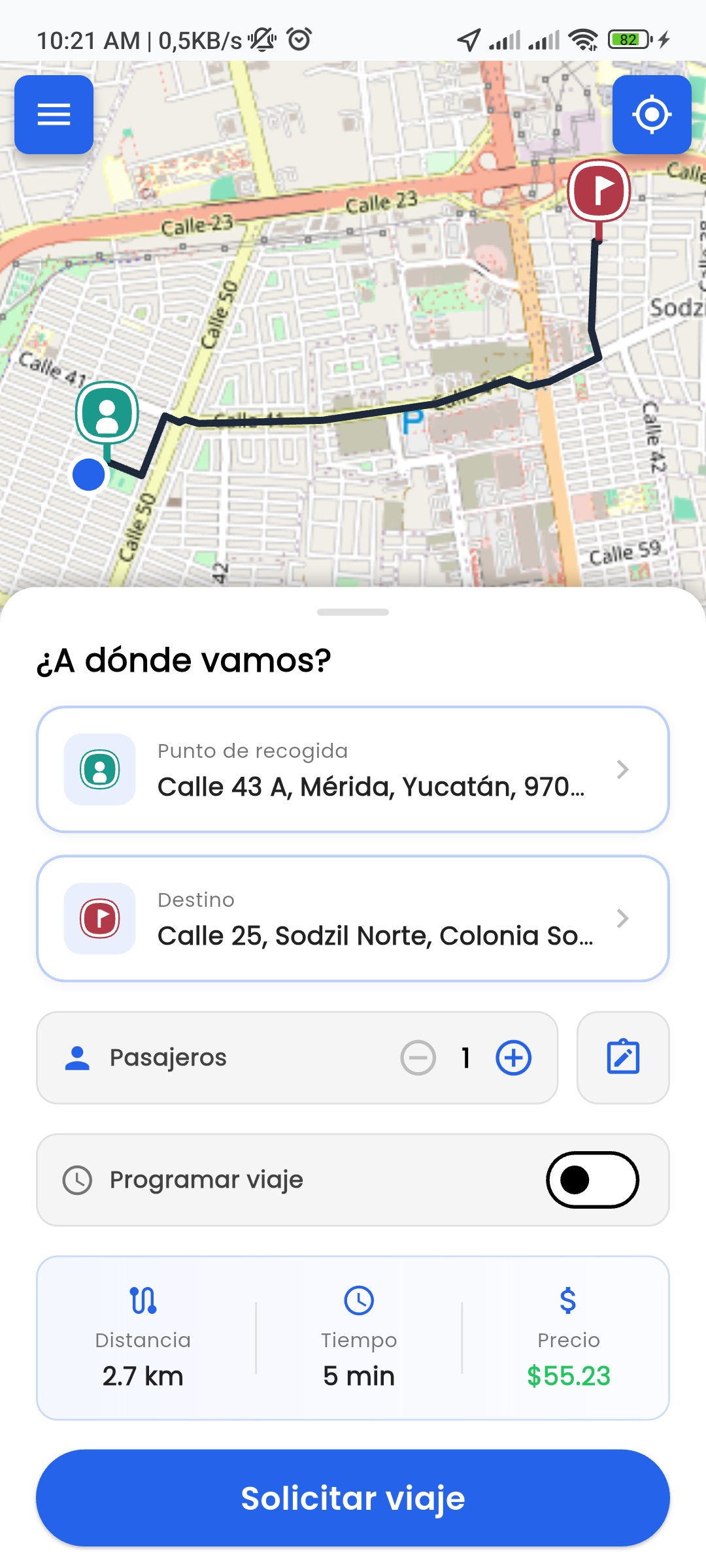 Taxi Ara Cliente